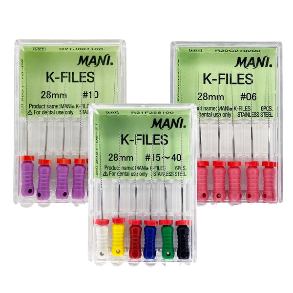 Mani K-Files 28mm Buy Dental products Online DentalMyntra