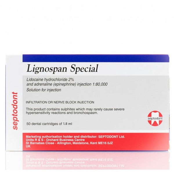 septodont lignospan special (50 cartridges) Buy Dental products Online DentalMyntra